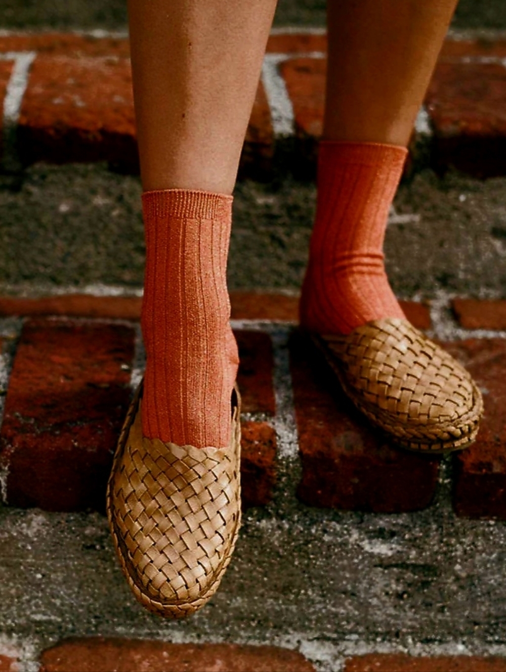 Mohinders Woven Leather City Slippers